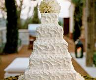 Natural elegance wedding cake