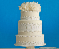Modern wedding cake