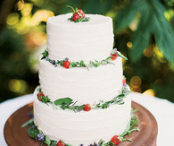 Elderflower wedding cake