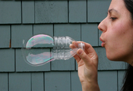 Amazing soap bubbles
