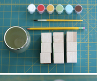 Painted block puzzle