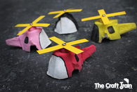 Egg Carton Helicopters