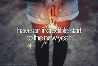 Have an incredible start to the new year