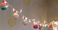 Cupcake string of lights