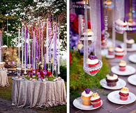 Hanging cupcakes