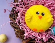 Easter chick cupcakes
