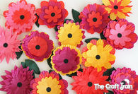Cupcake case flowers