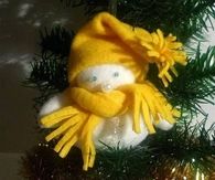 DIY Snowman Fur Toy