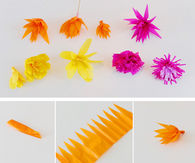 Paper flowers tutorial