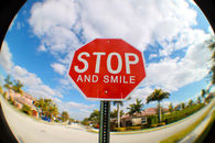 Stop and smile