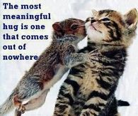 The most meaningful hug...