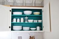 Paint inside cabinets