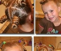 No heat bun curls