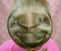 Twist link pony tail