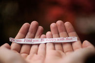 Be you. Find you. Be happy with that