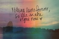 Live in the Right Now