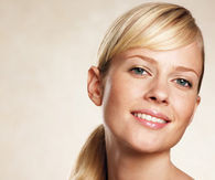 Ponytail with side swept bangs