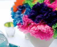 Paper pompoms