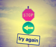 Stop and try again