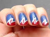 Wonderwoman nails