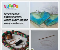 DIY Creative Earrings with Wires And Threads