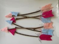 Valentines Day Twig arrows