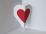 Pop up heart card