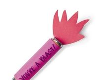 Rocket candy card