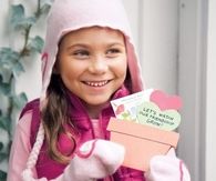 Valentines day plant card