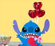 Stitch valentine candy box