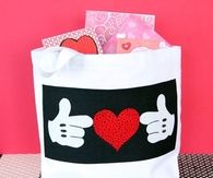 Mickeys valentine tote