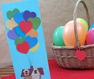 Heart balloon bouquet