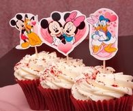 Mickey and friends cupcake toppers