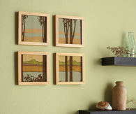 Framed wallpaper