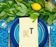Vibrant placecards