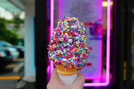 Sprinkled ice cream
