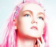 Rocker pink haired