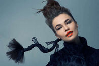 Voluminously twisted hairstyle