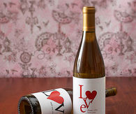 Love quote wine qraps