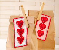 Valentines day treat bags