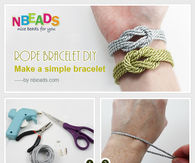 Rope Bracelet DIY - Make A Simple Bracelet