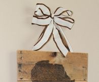 State rustic wall art