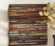 Upcycled wood art