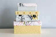 Fabric covered boxes