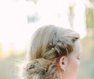Wedding day hair