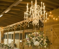 Barnyard chandelier
