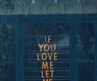 If you love me