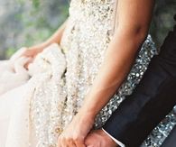 Sequin wedding dress