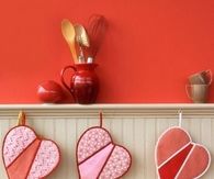 Heart shaped pot holders