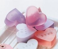 Heart shaped soap